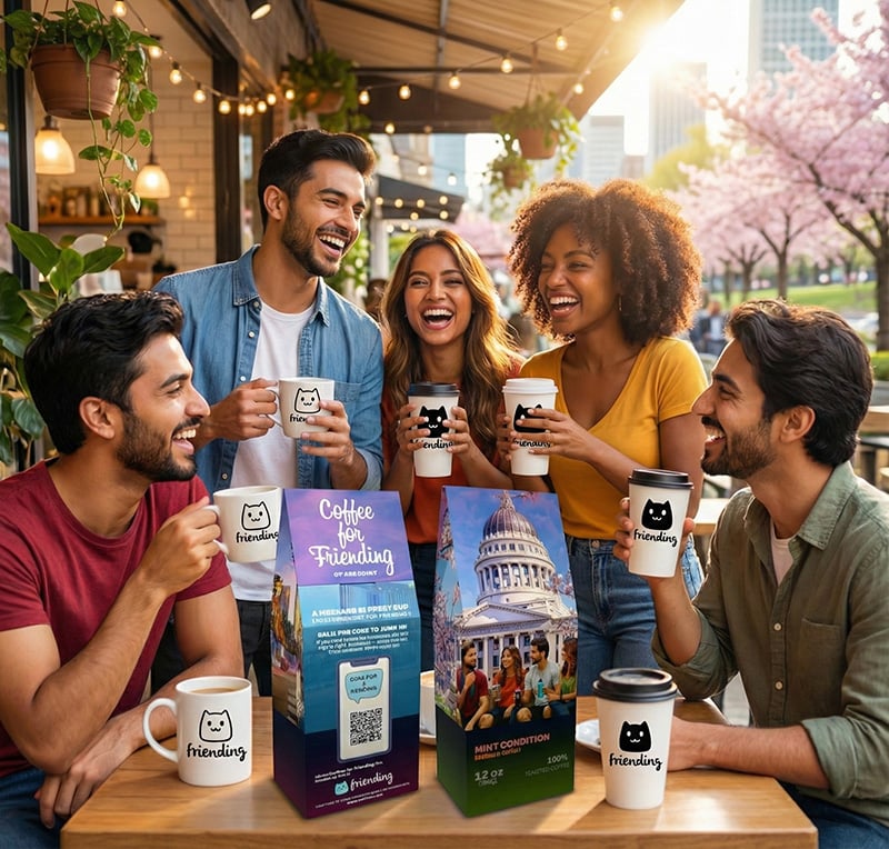 Special QR Code Coffee Gift